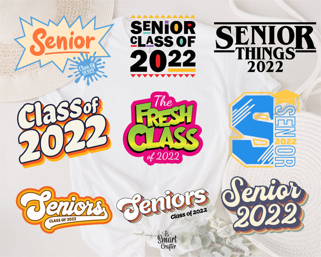 14 Senior 2022 Svg Bundle, Class of 2022 Svg, Seniors 2022 svg, Graduation 2022 svg, Graduation Shirt, Graduation Cap, Senior Graduation svg SVG Fauz 