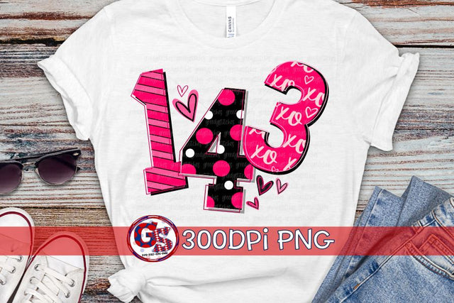 143 PNG for Sublimation-Valentine's Day Sublimation Greedy Stitches 