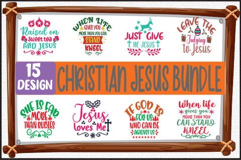 15 Christian Jesus Bundle SVG thesvgfactory 
