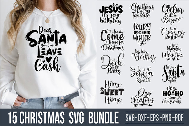 15 Christmas SVG Bundle, Winter SVG SVG orpitasn 