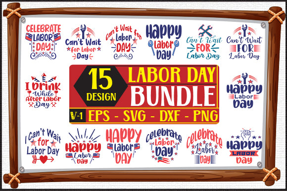 15 Labor day SVG Bundle Vol-1 SVG thesvgfactory 