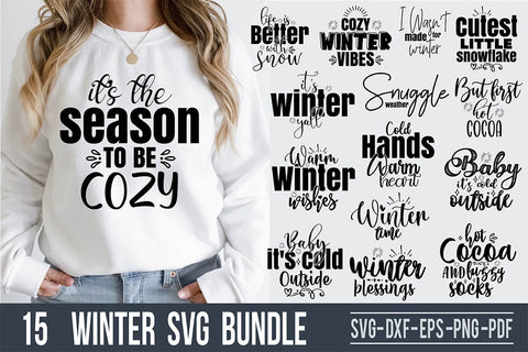15 Winter SVG Bundle SVG orpitasn 
