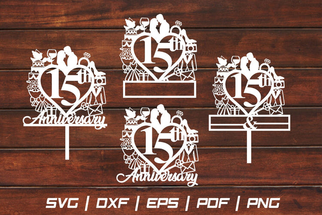15th Anniversary Craft Paper cut SVG Johan Ru designs 