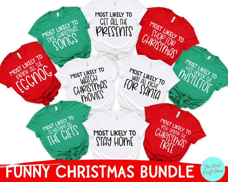 16 Designs Included - Christmas Bundle Svg, Funny Christmas Svg Bundle ...