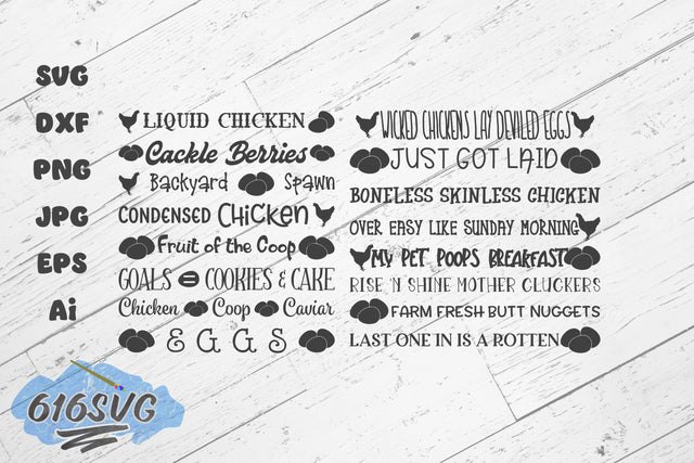 16 Egg Container Quotes SVG 616SVG 