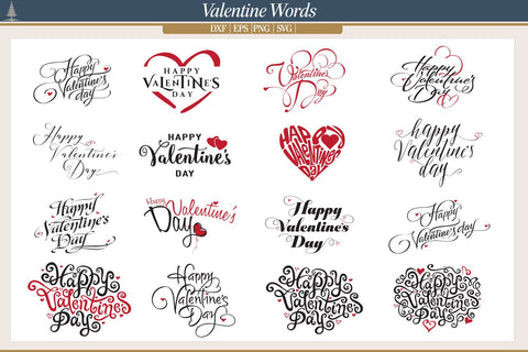 16 Happy Valentine Typography SVG AfterTenDesign 