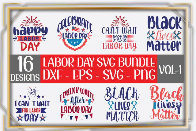 16 Labor day SVG Design Bundle vol-1 SVG thesvgfactory 