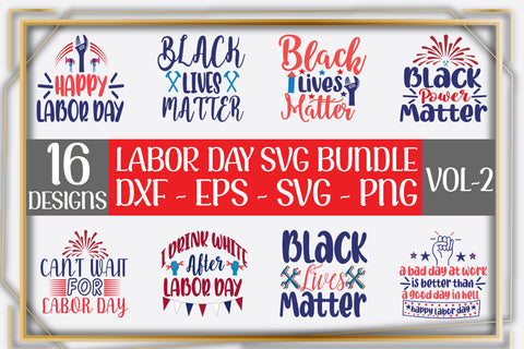 16 Labor day SVG Design Bundle vol-2 SVG thesvgfactory 
