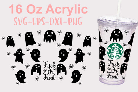 16 Oz Acrylic Starbucks Cup Svg Bundle, Starbucks Svg, Cut files,Batty Starbucks cold cup, Halloween Starbucks Cup svg, Halloween day svg, Hocus pocus Starbucks svg, Pumpkin Starbucks svg SVG Isabella Machell 