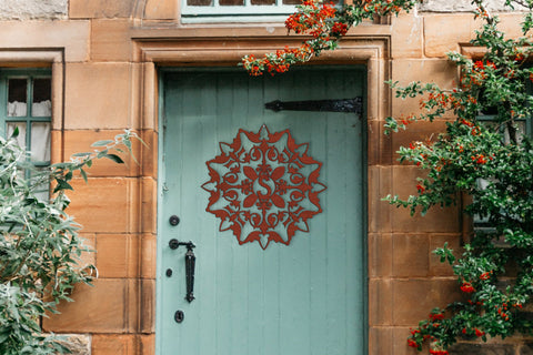 16-point Ornamental Mandala Monogram cut files SVG Angel on Empire 