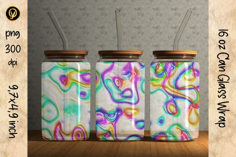 16oz Glass Can Sublimation Wrap Bundle 1 Sublimation oyonnidesign 