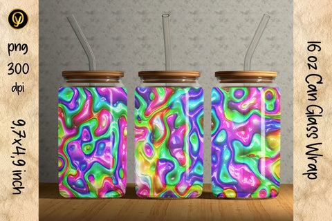 16oz Glass Can Sublimation Wrap Bundle 2 Sublimation oyonnidesign 