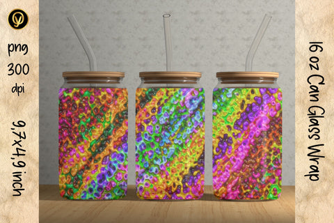 16oz Glass Can Sublimation Wrap Bundle 2 Sublimation oyonnidesign 