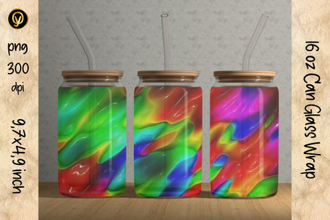 16oz Glass Can Sublimation Wrap Bundle 2 Sublimation oyonnidesign 