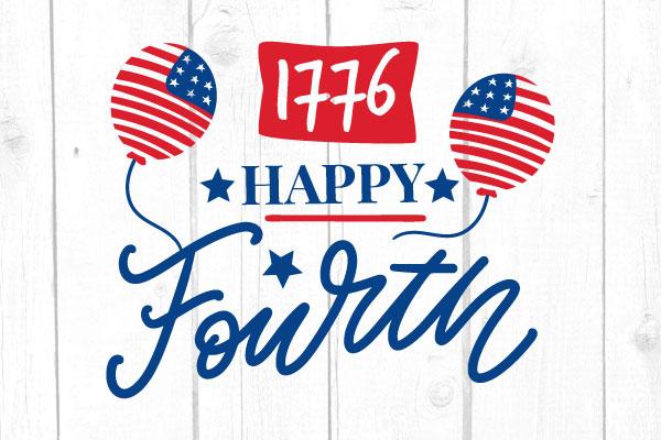 1776 Happy Fourth Svg SVG cricutfilesmg 