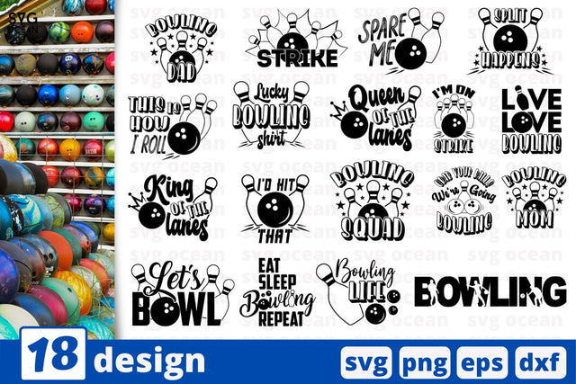18 Bowling quotes cricut svg SVG SvgOcean 