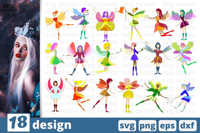 18 Fairy designs cricut svg SVG SvgOcean 