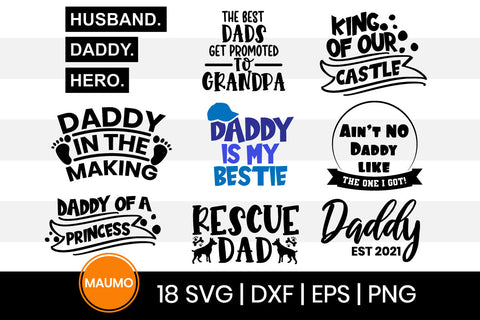 18 Father’s day svg bundle quotes SVG Maumo Designs 
