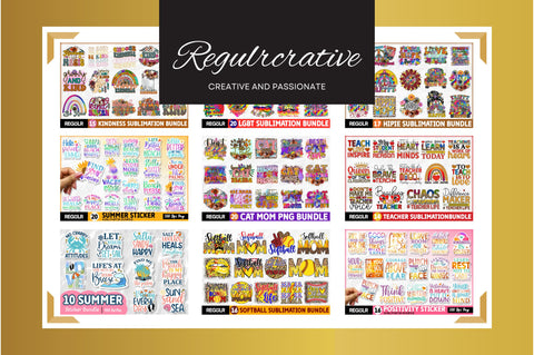 1820 Designs Mega Sublimation Bundle | Limited Time Offer Sublimation Regulrcrative 