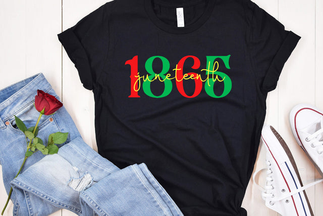 1865 Juneteenth Sublimation- Black History Sublimation PNG Sublimation Happy Printables Club 