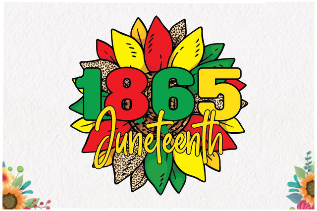 1865 Juneteenth Sunflower Sublimation Sublimation Jagonath Roy 