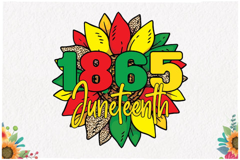 1865 Juneteenth Sunflower Sublimation Sublimation Jagonath Roy 