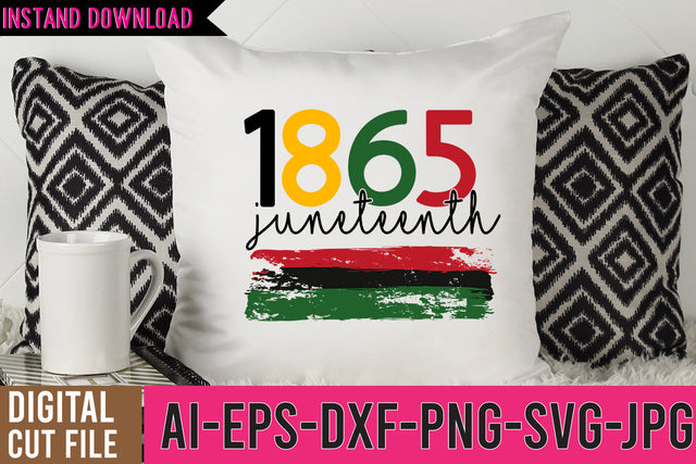 1865 Juneteenth SVG Cut File SVG BlackCatsMedia 