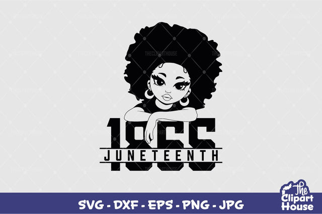 1865 Juneteenth Woman SVG The Clipart House 