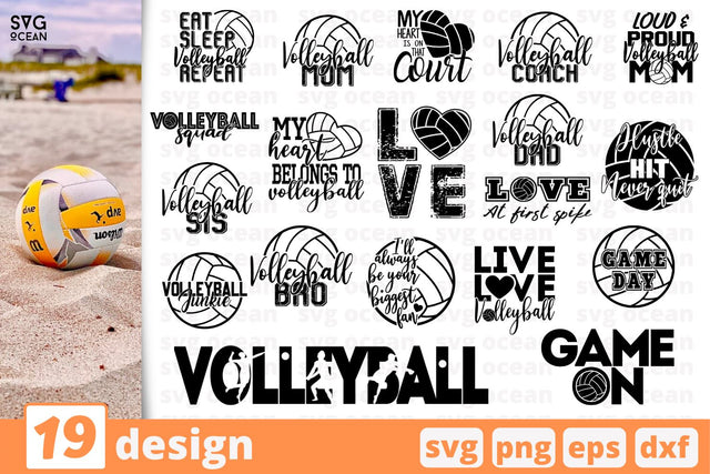 19 Volleyball quotes cricut svg SVG SvgOcean 
