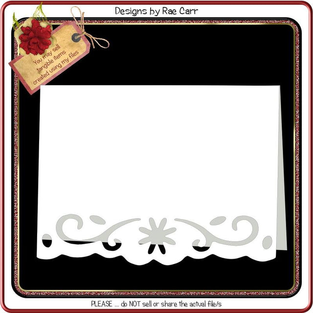 192 Border Edge Card SVG Designs by Rae 