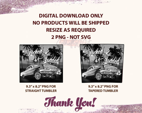 1963 Impala Lowrider Black and Gray Hydraulic Lockup20 oz Skinny Straight Tumbler Png Sublimation CaldwellArt 