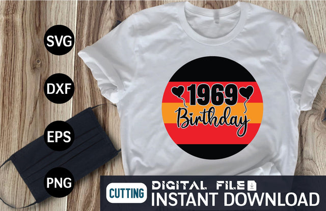 1969 Birthday svg SVG designer krishna 
