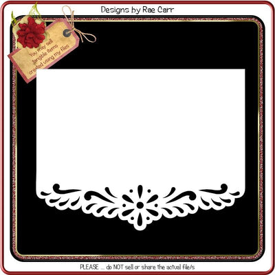 198 Border Edge Card SVG Designs by Rae 