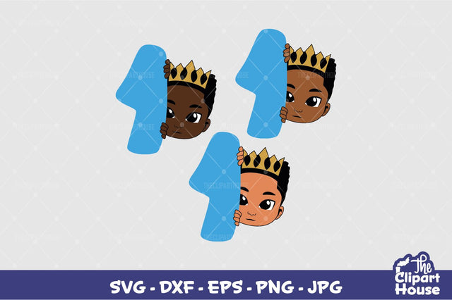 1st Birthday Boy Peek SVG The Clipart House 