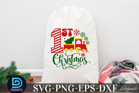 1st Christmas 2, Christmas SVG SVG DESIGNISTIC 