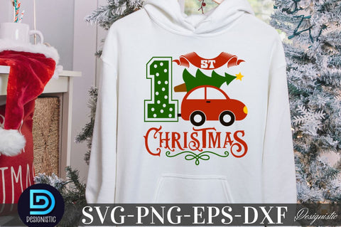 1st Christmas , Christmas SVG SVG DESIGNISTIC 