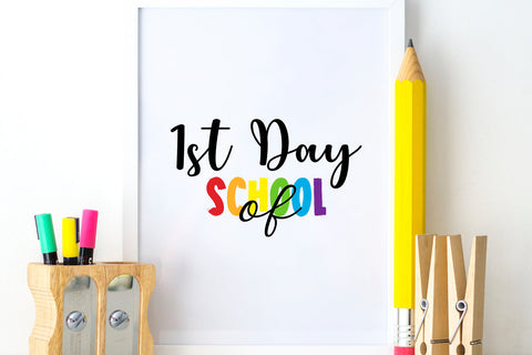 1st Day of School SVG Sublimatiz Designs 