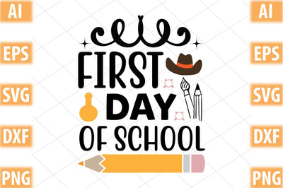 1st day of school SVG SVGista 
