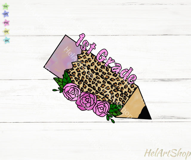 1st Grade png sublimation Sublimation _HelArtShop_ 