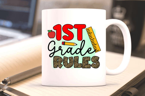 1st grade rules Sublimation PNG, Sublimation Back To School Design Sublimation Regulrcrative 