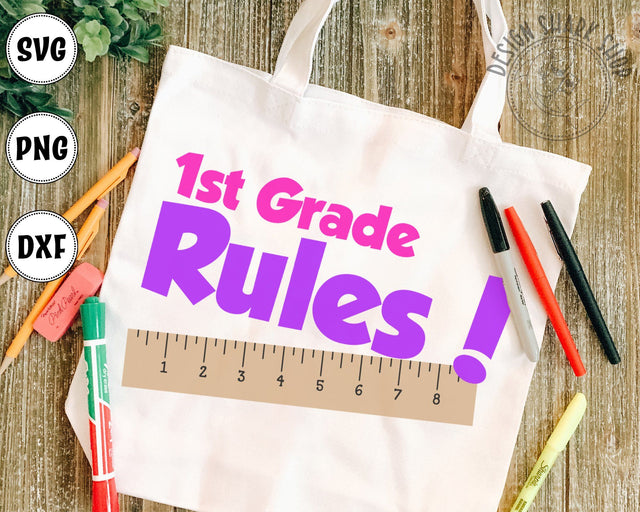 1st Grade Rules SVG Design Shark 