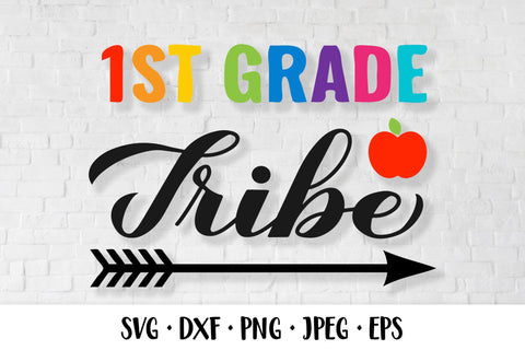 1st Grade tribe SVG. First day of school quote shirt design SVG LaBelezoka 