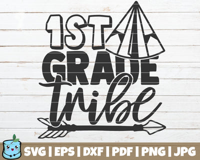 1st Grade Tribe SVG MintyMarshmallows 