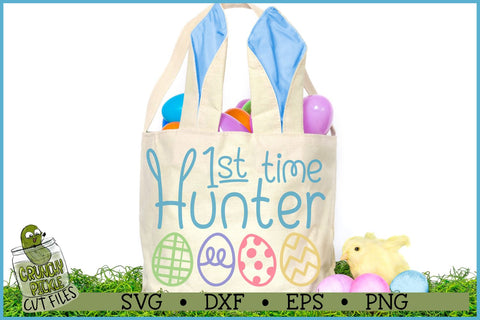 1st Time Hunter Easter SVG SVG Crunchy Pickle 