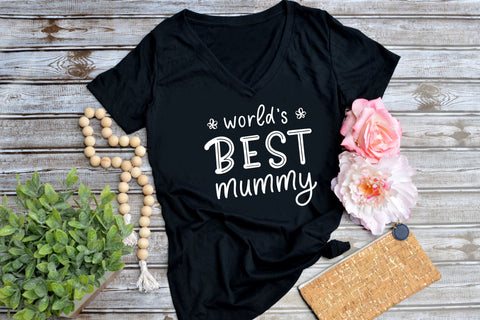 2 t shirt designs for Mathers day world's best mummy. SVG. SVG Angelina Semenova 