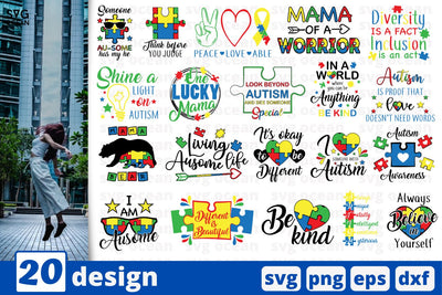 20 Autism quotes cricut svg SVG SvgOcean 
