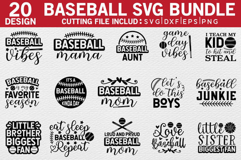 20 Baseball Quotes SVG Bundle SVG md faruk hossain 