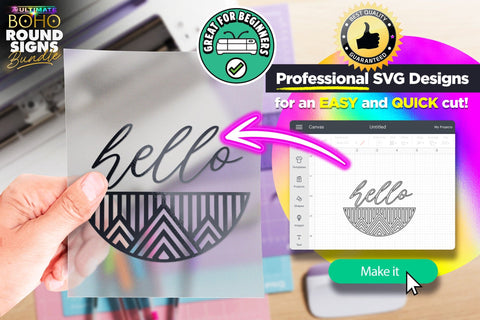 20 BOHO Door Signs SVG Bundle | BEST SELLER | SVG The Vintage Signs Shop 