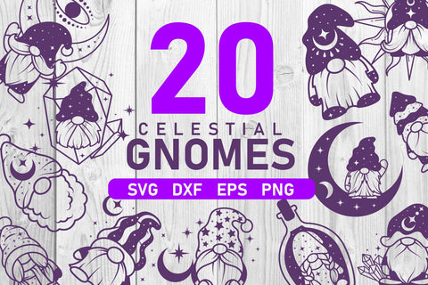 20 Celestial Gnomes svg, dxf, eps, png SVG dadan_pm 
