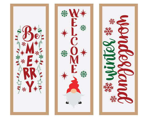 20 Christmas porch sign svg bundle SVG DIYCUTTINGFILES 